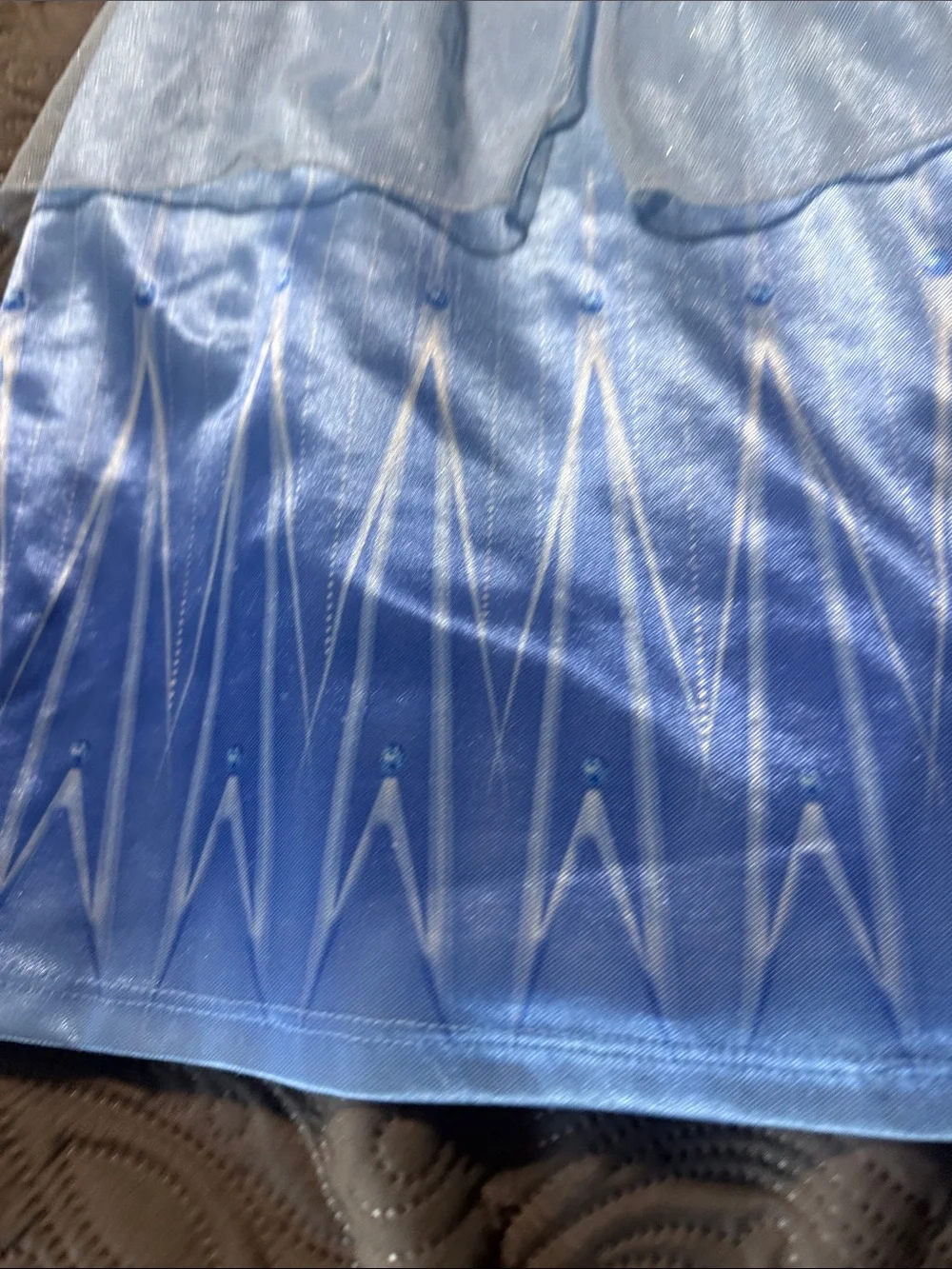 Disney Light Blue Elsa Costume Dress for Kids - Picture 4 of 4